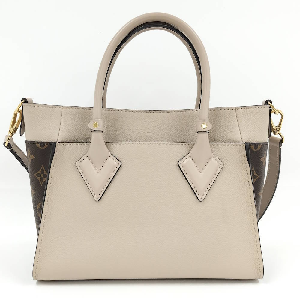 Louis Vuitton Calf Leather Side My Bag On Monogram Brown